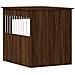 Gabbia Cani Arredamento Rovere Marrone 64,5x80x71cm Multistrato - Foto miniatura 8