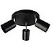Lampada Da Soffitto Nero Gu10 50 W (ø 20 X 9 X 14,6 Cm) - Foto miniatura 1
