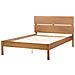 Letto Legno Boisset 140 X 200 Cm Marrone Scuro - Foto miniatura 3