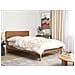 Letto Legno Boisset 140 X 200 Cm Marrone Scuro - Foto miniatura 1