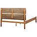 Letto Legno Boisset 140 X 200 Cm Marrone Scuro - Foto miniatura 8