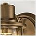 Applique Industrial Nordico Riggs Acciaio Ottone Anticato 1 Luce E14 - Foto miniatura 3