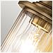 Applique Industrial Nordico Riggs Acciaio Ottone Anticato 1 Luce E14 - Foto miniatura 4