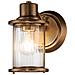 Applique Industrial Nordico Riggs Acciaio Ottone Anticato 1 Luce E14 - Foto miniatura 1