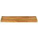 Piano Tavolo Bordi Vivi 90x40x3,8 Cm In Legno Massello Di Mango - Foto miniatura 3