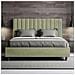 Letto Contenitore Imbottito 140x210 Microfibra Tè Verde Agueda - Foto miniatura 3