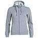 Basic Hoody Full Zip Lady Grigio Melange Xs - Foto miniatura 1
