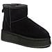 Black Casual Closed Booties Stivaletti Pelle Scamosciata /nabuk Scarpe Donna Nero Eu 36, 848990/02-06 - Foto miniatura 1