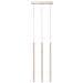 Lampada A Sospensione Pastelo 3 Beige Sl. 1514 - Moderno Lampada A Sospensione Beige 94x30x5 Cm - Foto miniatura 1