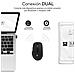 Mouse Universale Mano Destra Bluetooth + USB Type-A Ottico 1600 DPI Colore Nero - Foto miniatura 3