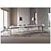 Tavolo allungabile 90x200/460cm Karida cashmere gambe bianche - Foto miniatura 4