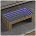 Tavolino da Salotto con LED Infinity Rovere Sonoma 90x50x30 cm - Foto miniatura 2