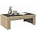Tavolino da Salotto con LED Infinity Rovere Sonoma 90x50x30 cm - Foto miniatura 5