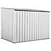Box In Acciaio Zincato Casetta Attrezzi Da Giardino 260x185cm X H1.92 M - 85kg - 4,81mq - Bianco - Foto miniatura 4