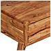 Tavolino Da Caffè Massello Con Cassetto Intagliato 100x50x40 Cm - Foto miniatura 4