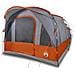 Tenda da Campeggio a Tunnel per 3 Persone Grigio e Arancione - Foto miniatura 3