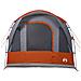 Tenda da Campeggio a Tunnel per 3 Persone Grigio e Arancione - Foto miniatura 5