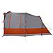 Tenda da Campeggio a Tunnel per 3 Persone Grigio e Arancione - Foto miniatura 6