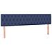 Giroletto a Molle con Materasso Blu 120x190 cm in Tessuto - Foto miniatura 7