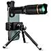Telescopio Per Cellulare Con Zoom 22x - Monoculare Ad Alta Definizione Con Treppiede E Clip Per Fotografia All'aperto - Foto miniatura 5
