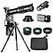 Telescopio Per Cellulare Con Zoom 22x - Monoculare Ad Alta Definizione Con Treppiede E Clip Per Fotografia All'aperto - Foto miniatura 1