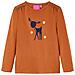 Maglietta da Bambina a Maniche Lunghe Cognac 116 - Foto miniatura 1