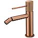 Imex Miscelatore Bidet Monocomando In Ottone Con Finitura Oro Rosa Spazzolato Cartuccia Ceramica Ø26 Mm Top 2 Flessibili 3-8 Inclusi Altezza 200 Mm Canna 130 Mm – Modello Bdd038-2orc Line - Foto miniatura 1
