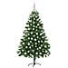 Albero di Natale con 300 LED con supporto Verde 180 cm PE - Foto miniatura 4
