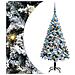 Albero di Natale artificiale con 150 LED Bianco 150 cm - Foto miniatura 1