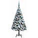 Albero di Natale artificiale con 150 LED Bianco 150 cm - Foto miniatura 3