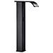 Rubinetto per lavabo da bagno, Blackswan, tipo M184, modello alto nero con bocca a cascata e sensore, misura 31 cm - Foto miniatura 1