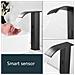Rubinetto per lavabo da bagno, Blackswan, tipo M184, modello alto nero con bocca a cascata e sensore, misura 31 cm - Foto miniatura 3