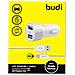 Caricatore Per Auto Usb-a Da 24 W Con Indicatore Led E Cavo Usb A Lightning 1,2 Milioni, Bianco - Foto miniatura 3