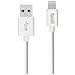 Caricatore Per Auto Usb-a Da 24 W Con Indicatore Led E Cavo Usb A Lightning 1,2 Milioni, Bianco - Foto miniatura 4