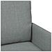 Set divani con cuscino 3 pcs Grigio chiaro 115 x 56 x 80 cm - Foto miniatura 8