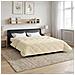 Duvet Estivo Crema 200 x 240 cm Microfibra e Fleece Teddy - Foto miniatura 4