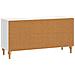 Mobile TV Bianco Lucido 99 x 34,5 x 50 cm Legno ingegnerizzato - Foto miniatura 6