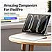Custodia con Tastiera per Apple iPad Pro 13 - Pelle, Bianco - Foto miniatura 3