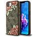 Custodia Per Iphone 16e, Marrone, Con Motivo Floreale, Magsafe - Foto miniatura 2