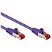 ICOC CCA6F-020-VL - Cavo di rete Patch in CCA Schermato Cat. 6 Viola S / FTP 2 m Bulk - Foto miniatura 2