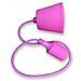 Lampadario Portalampada E27 Colore Rosa Vt-7228 3479 - Foto miniatura 3