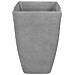 Vaso Da Fiori Moderno Rettangolare Grigio 74x32x45cm Baris - Foto miniatura 24