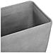 Vaso Da Fiori Moderno Rettangolare Grigio 74x32x45cm Baris - Foto miniatura 34