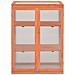 Gabbia per Uccelli in Legno di Pino e Abete 125,5x59,5x164 cm - Foto miniatura 5