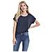Onlmoster S / s O-neck Top Noos Jrs Navy Blazer T-shirt Manica Corta Donna Taglia Xs - Foto miniatura 1