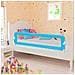 Sponde Letto Di Sicurezza Per Bambini Blu 120x42cm Poliestere - Foto miniatura 1