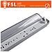 Plafo Stagna Porta Tubo T8 Ip65: 1 Tubo 150cm - Foto miniatura 1