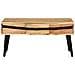 Tavolino Da Caffè 88x50x42 Cm In Legno Massello Di Acacia - Foto miniatura 2