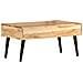 Tavolino Da Caffè 88x50x42 Cm In Legno Massello Di Acacia - Foto miniatura 3