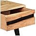 Tavolino Da Caffè 88x50x42 Cm In Legno Massello Di Acacia - Foto miniatura 6
